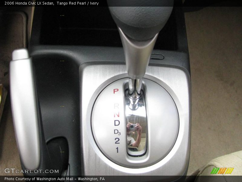 Tango Red Pearl / Ivory 2006 Honda Civic LX Sedan