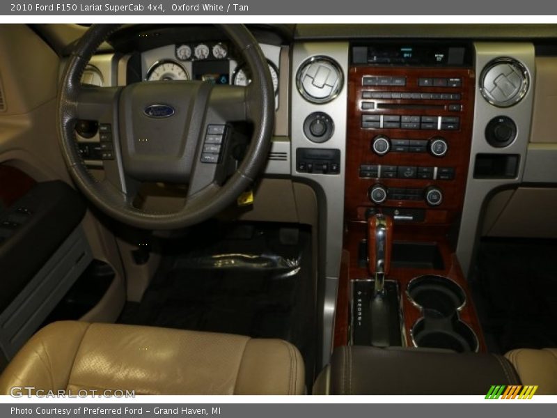 Oxford White / Tan 2010 Ford F150 Lariat SuperCab 4x4