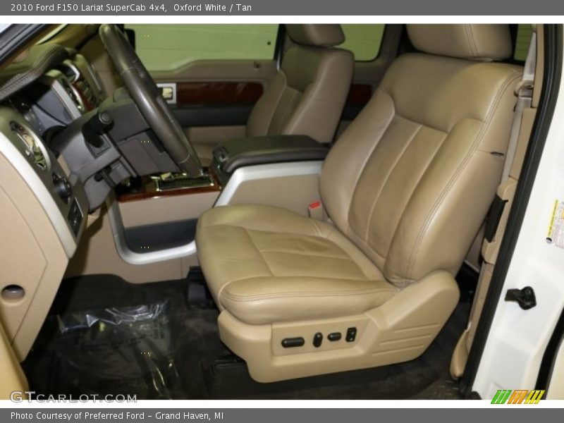 Oxford White / Tan 2010 Ford F150 Lariat SuperCab 4x4