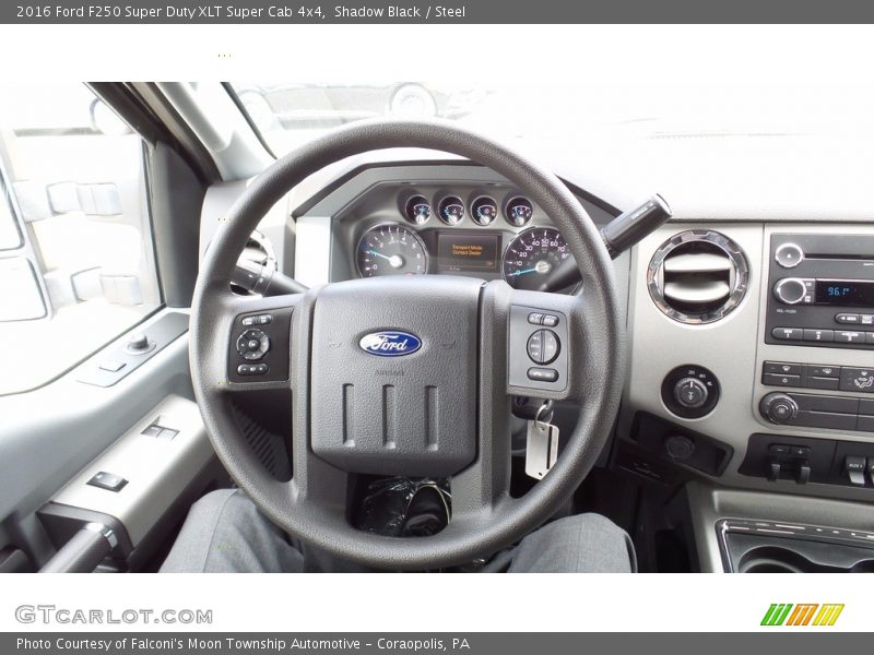 Shadow Black / Steel 2016 Ford F250 Super Duty XLT Super Cab 4x4