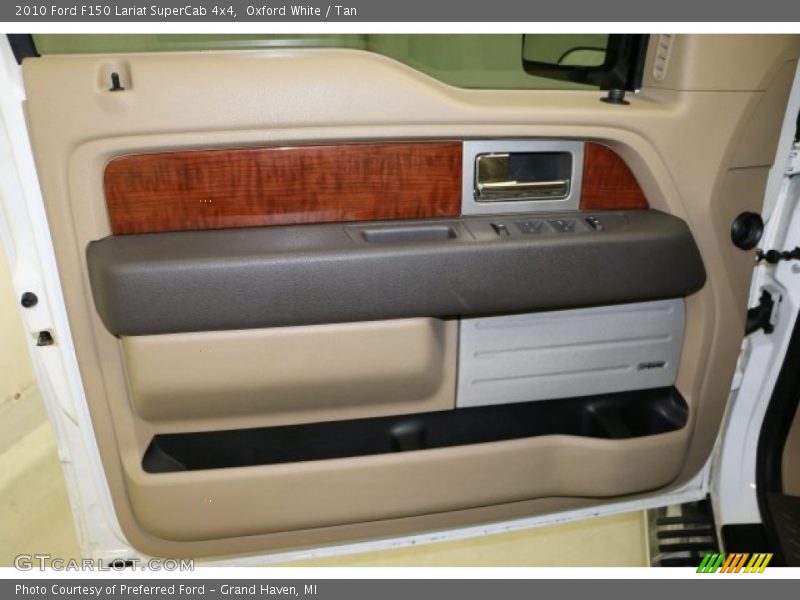 Oxford White / Tan 2010 Ford F150 Lariat SuperCab 4x4