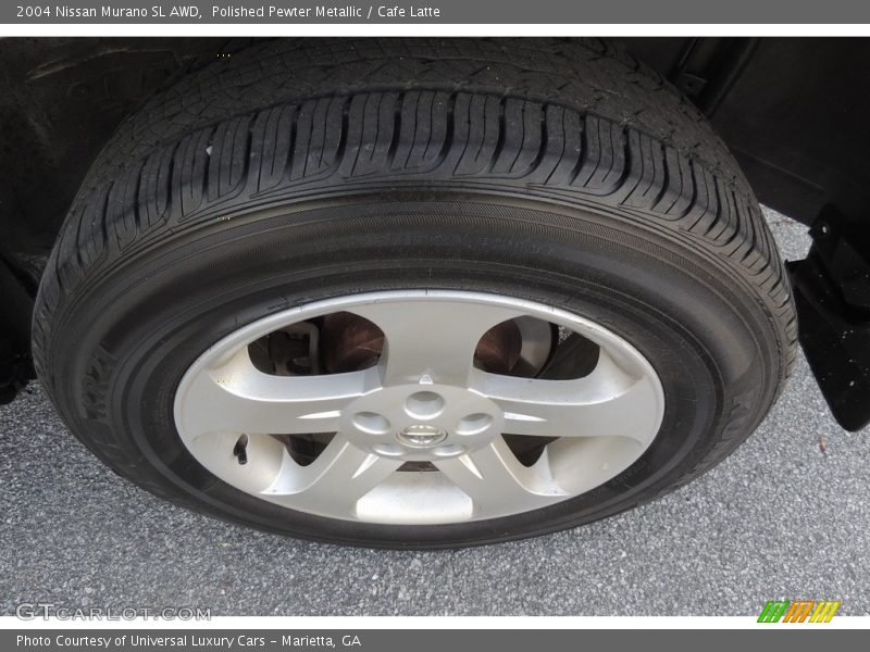 Polished Pewter Metallic / Cafe Latte 2004 Nissan Murano SL AWD