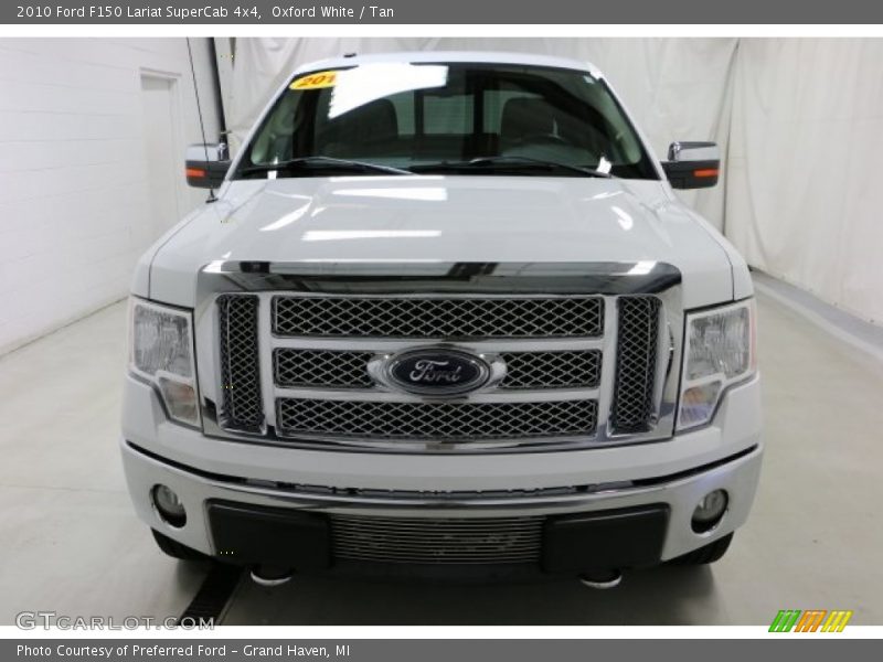 Oxford White / Tan 2010 Ford F150 Lariat SuperCab 4x4