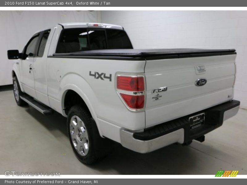 Oxford White / Tan 2010 Ford F150 Lariat SuperCab 4x4