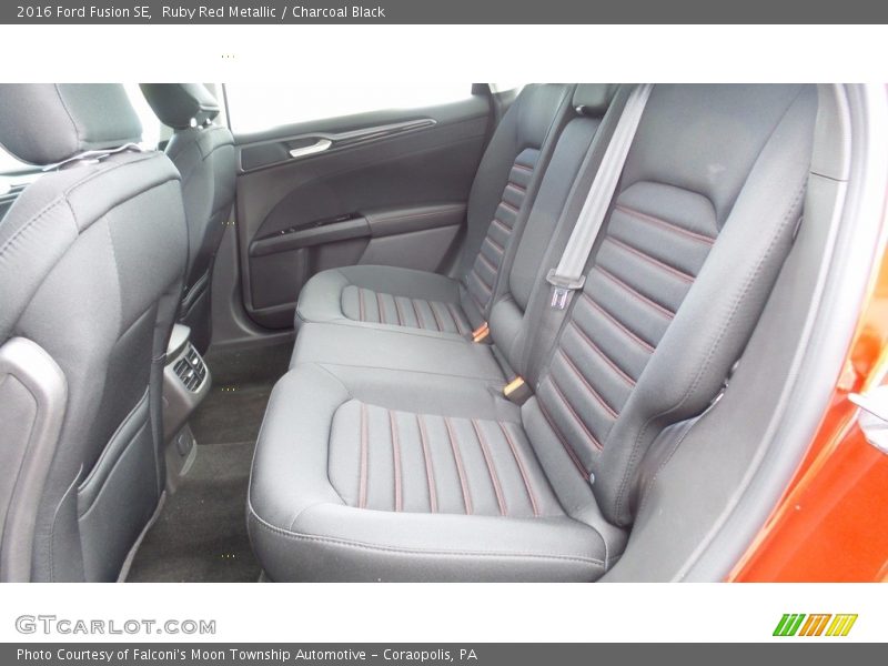 Ruby Red Metallic / Charcoal Black 2016 Ford Fusion SE