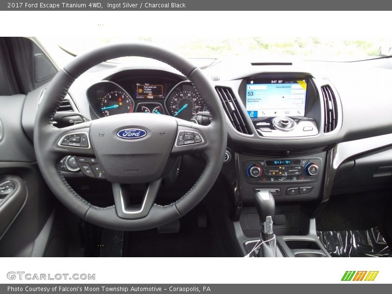 Dashboard of 2017 Escape Titanium 4WD