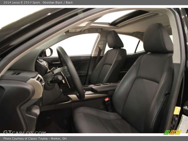Obsidian Black / Black 2014 Lexus IS 250 F Sport