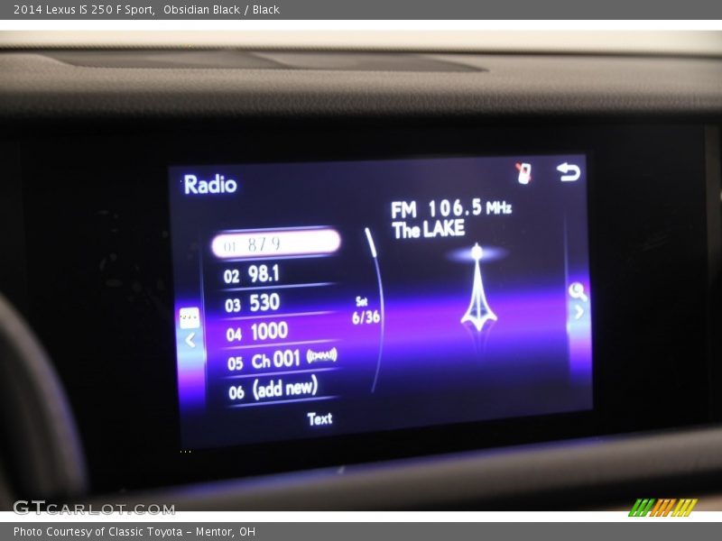 Obsidian Black / Black 2014 Lexus IS 250 F Sport