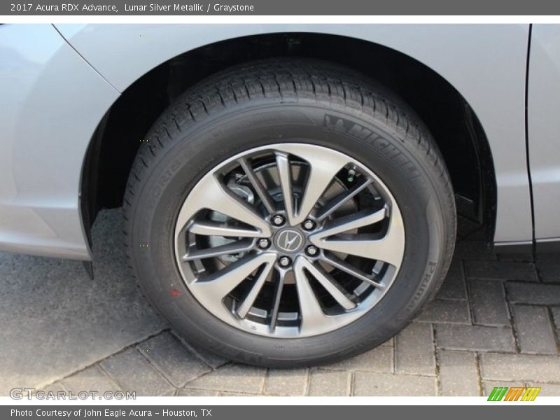 Lunar Silver Metallic / Graystone 2017 Acura RDX Advance