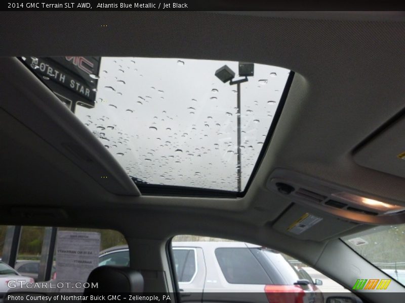 Atlantis Blue Metallic / Jet Black 2014 GMC Terrain SLT AWD