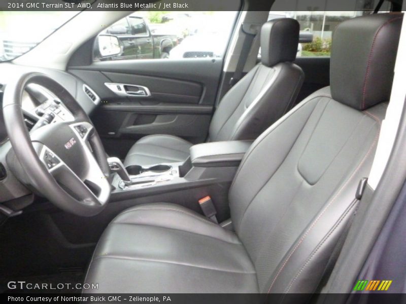Atlantis Blue Metallic / Jet Black 2014 GMC Terrain SLT AWD