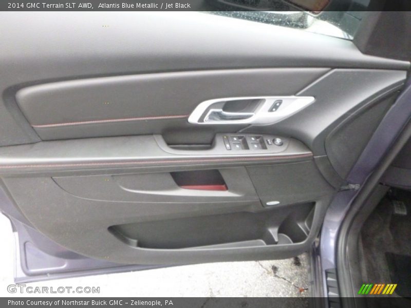 Atlantis Blue Metallic / Jet Black 2014 GMC Terrain SLT AWD
