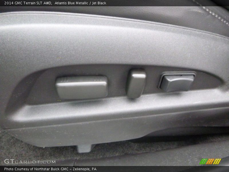 Atlantis Blue Metallic / Jet Black 2014 GMC Terrain SLT AWD