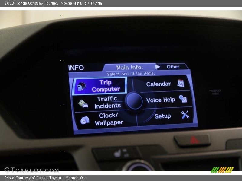 Mocha Metallic / Truffle 2013 Honda Odyssey Touring