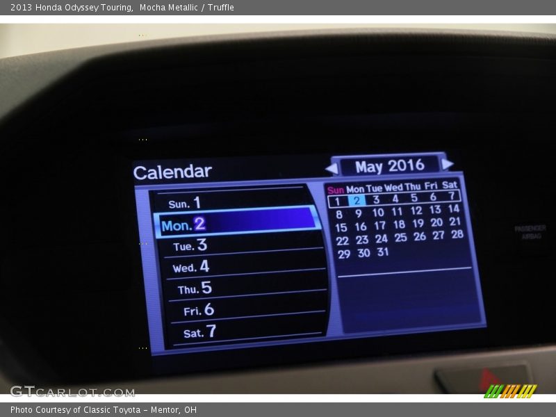 Mocha Metallic / Truffle 2013 Honda Odyssey Touring
