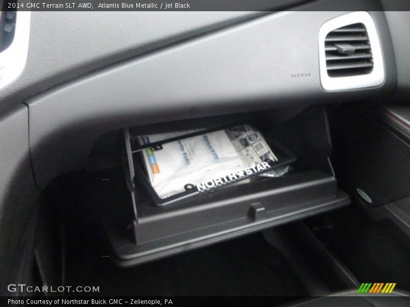 Atlantis Blue Metallic / Jet Black 2014 GMC Terrain SLT AWD
