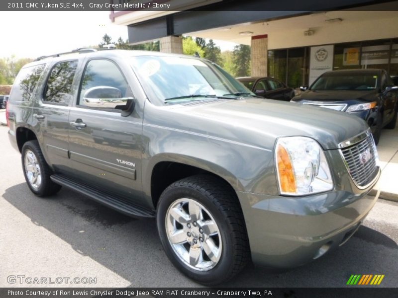 Gray Green Metallic / Ebony 2011 GMC Yukon SLE 4x4