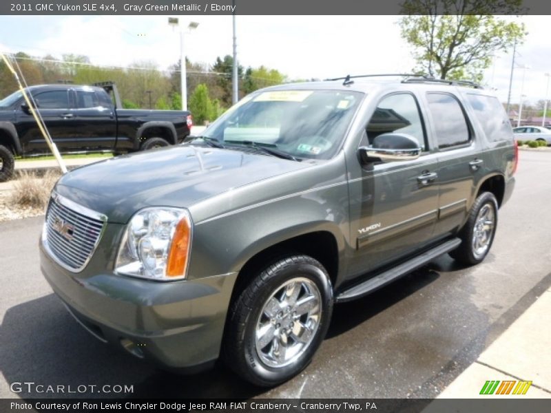 Gray Green Metallic / Ebony 2011 GMC Yukon SLE 4x4