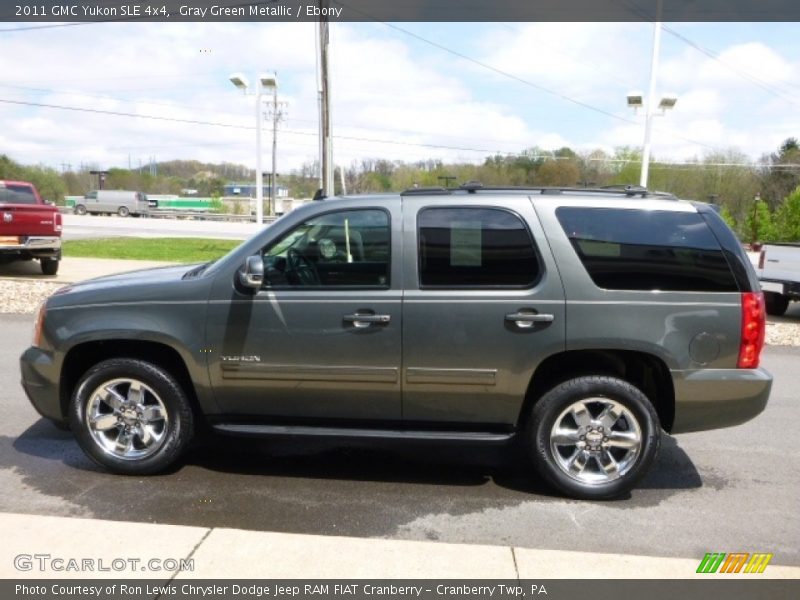 Gray Green Metallic / Ebony 2011 GMC Yukon SLE 4x4