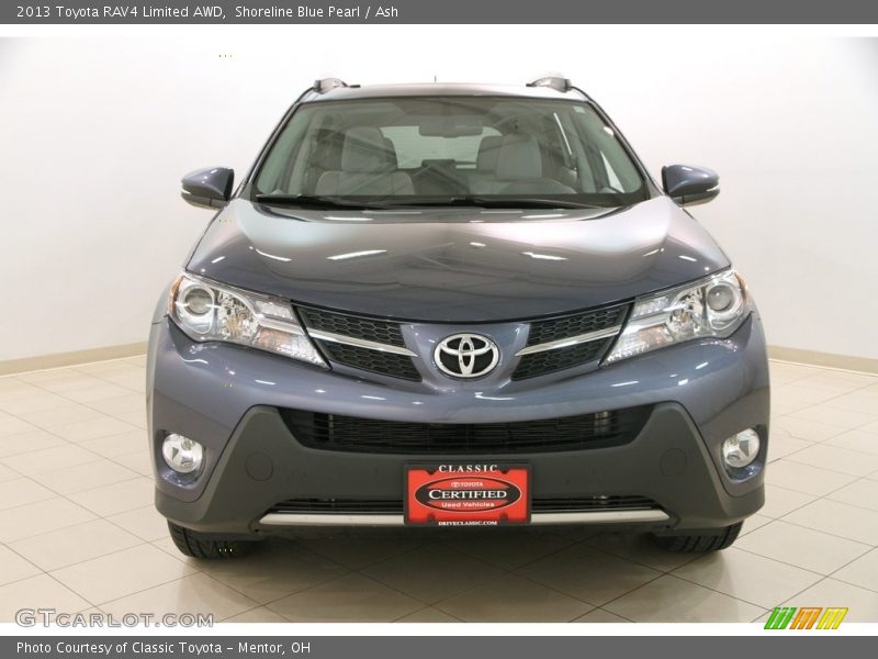 Shoreline Blue Pearl / Ash 2013 Toyota RAV4 Limited AWD