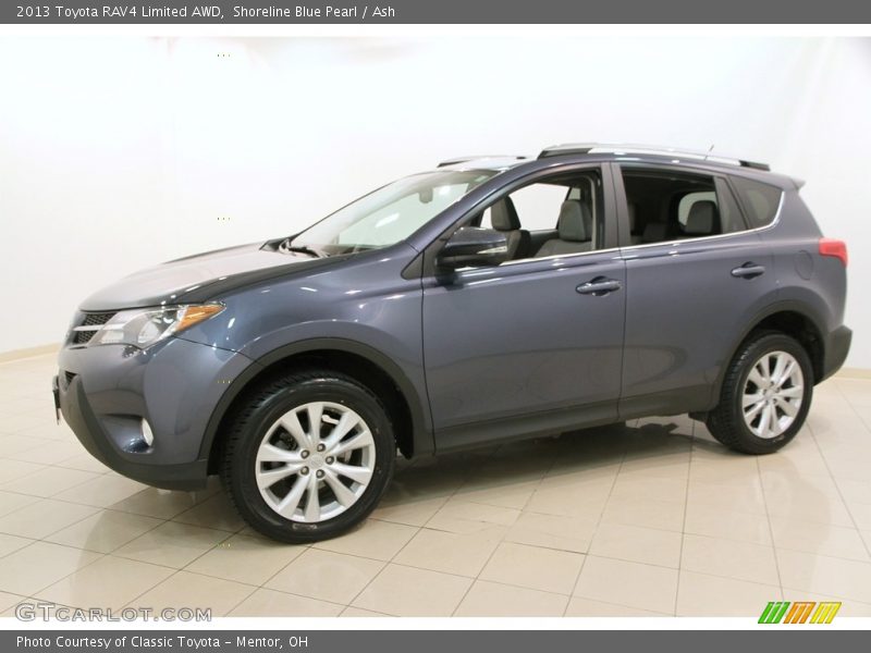 Shoreline Blue Pearl / Ash 2013 Toyota RAV4 Limited AWD