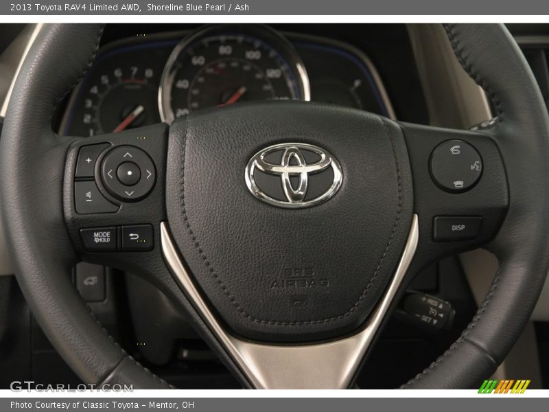 Shoreline Blue Pearl / Ash 2013 Toyota RAV4 Limited AWD