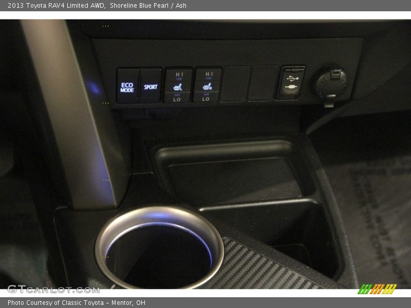 Shoreline Blue Pearl / Ash 2013 Toyota RAV4 Limited AWD