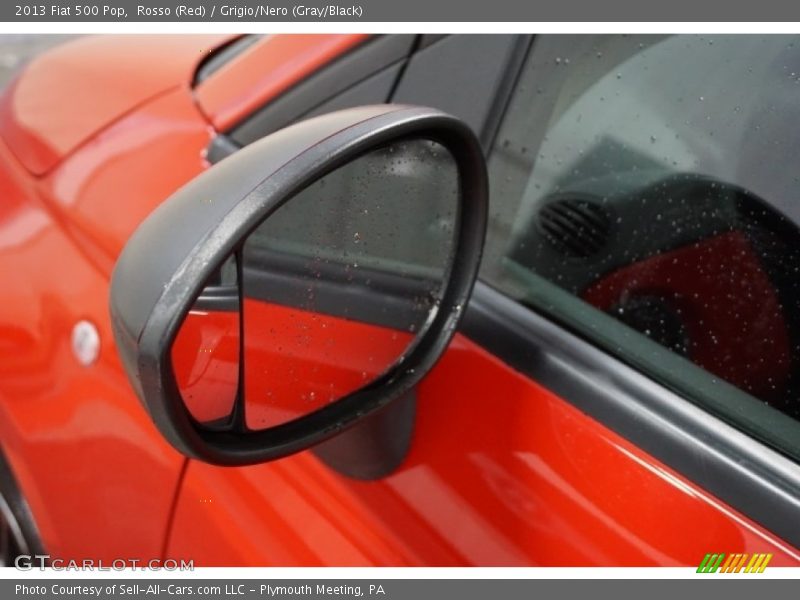 Rosso (Red) / Grigio/Nero (Gray/Black) 2013 Fiat 500 Pop