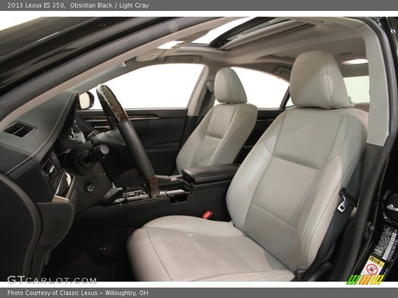Obsidian Black / Light Gray 2013 Lexus ES 350