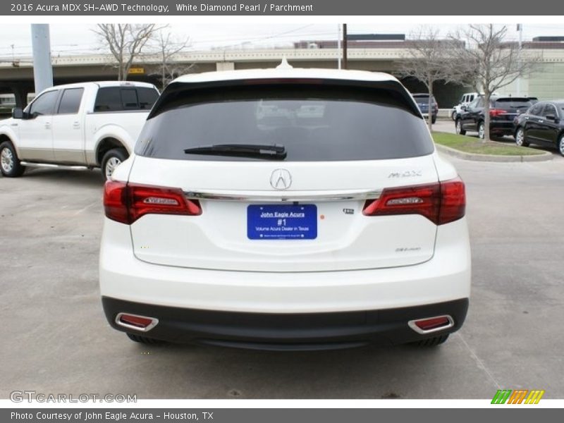 White Diamond Pearl / Parchment 2016 Acura MDX SH-AWD Technology