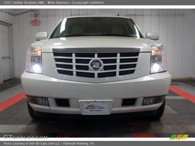 White Diamond / Cocoa/Light Cashmere 2007 Cadillac Escalade AWD