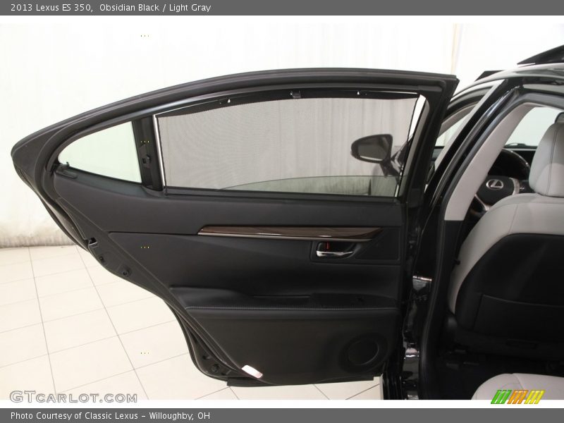 Obsidian Black / Light Gray 2013 Lexus ES 350