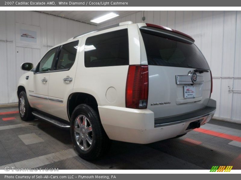 White Diamond / Cocoa/Light Cashmere 2007 Cadillac Escalade AWD