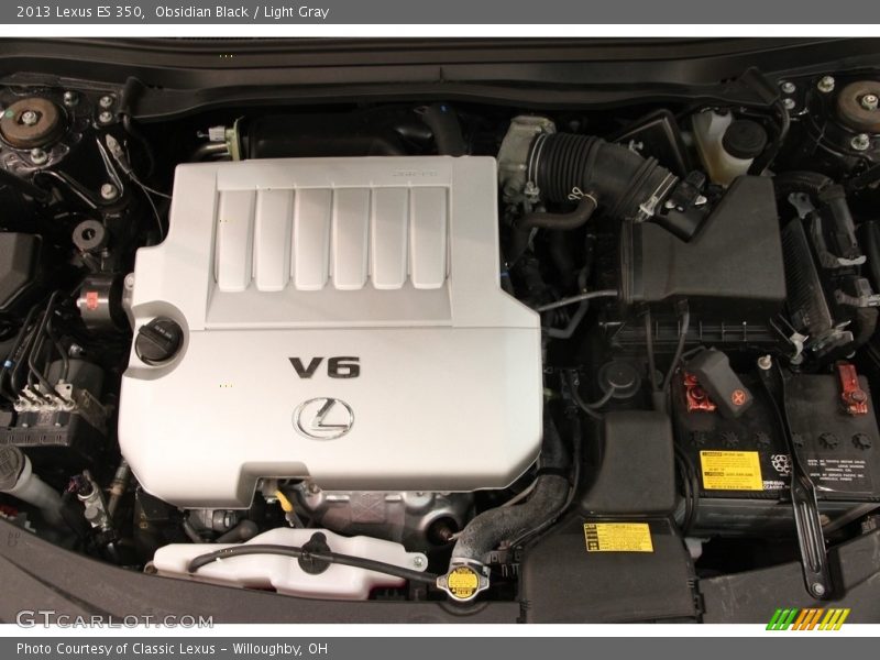 Obsidian Black / Light Gray 2013 Lexus ES 350