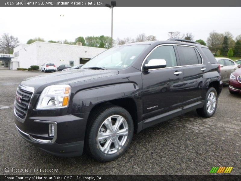 Iridium Metallic / Jet Black 2016 GMC Terrain SLE AWD