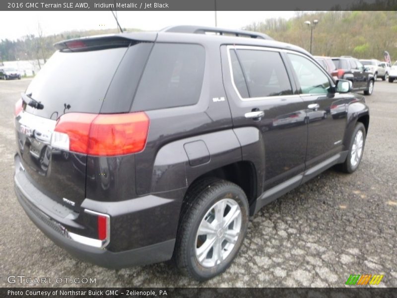 Iridium Metallic / Jet Black 2016 GMC Terrain SLE AWD