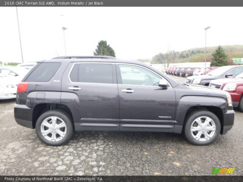 Iridium Metallic / Jet Black 2016 GMC Terrain SLE AWD