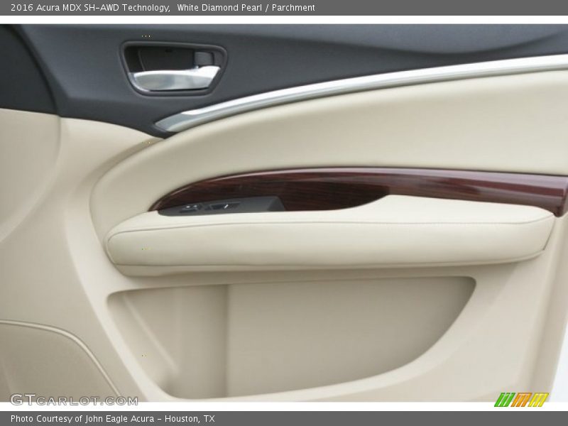 White Diamond Pearl / Parchment 2016 Acura MDX SH-AWD Technology