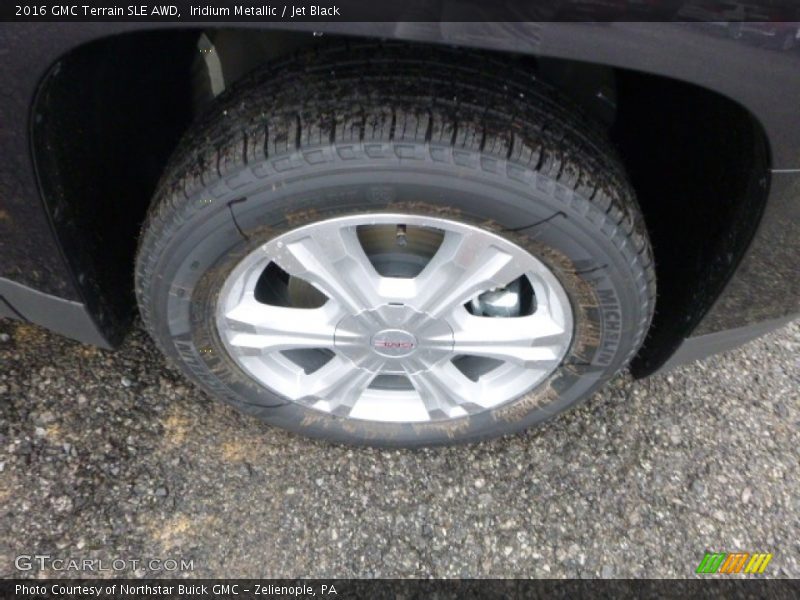 Iridium Metallic / Jet Black 2016 GMC Terrain SLE AWD