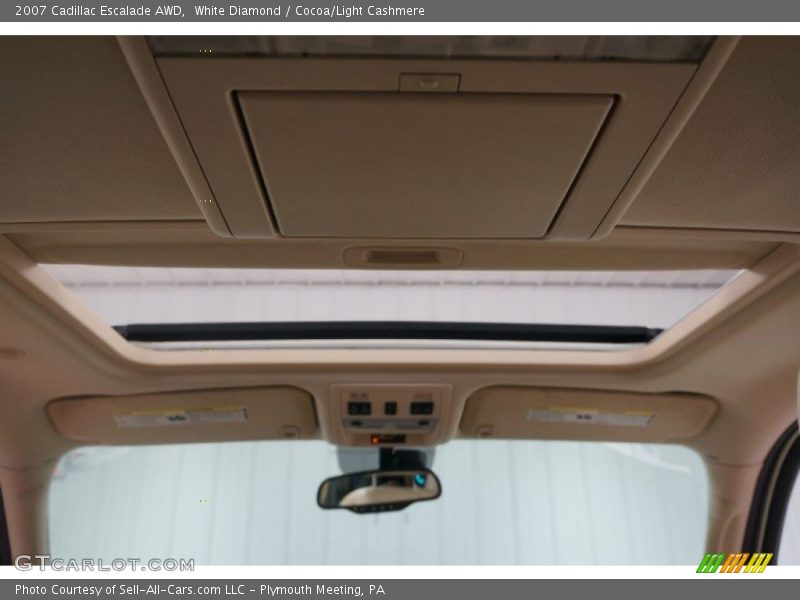 White Diamond / Cocoa/Light Cashmere 2007 Cadillac Escalade AWD