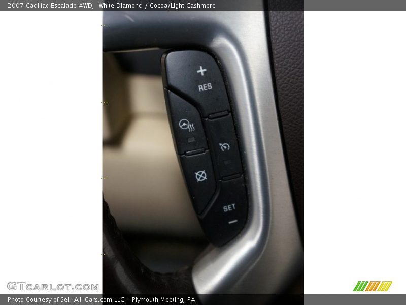 White Diamond / Cocoa/Light Cashmere 2007 Cadillac Escalade AWD