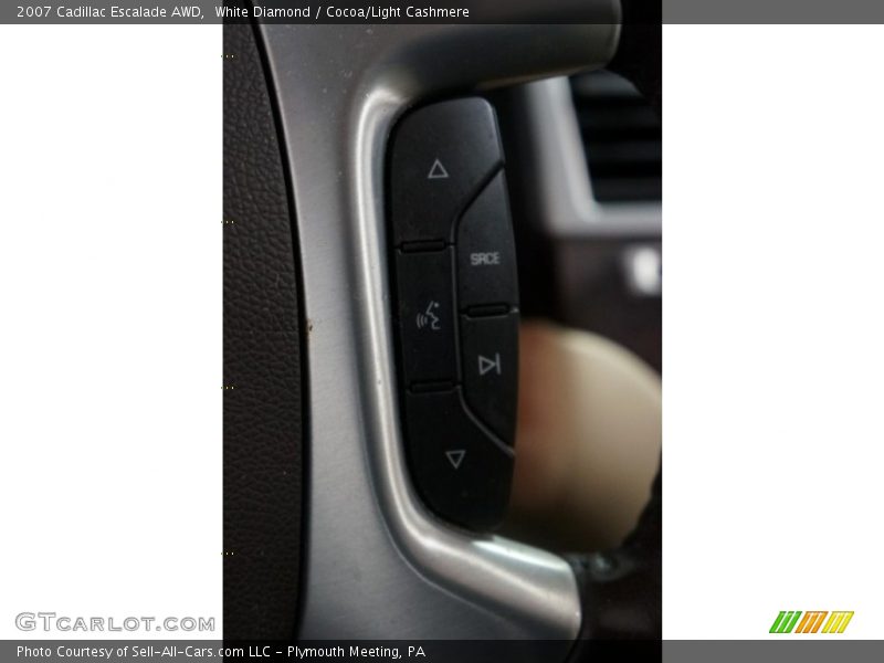 White Diamond / Cocoa/Light Cashmere 2007 Cadillac Escalade AWD