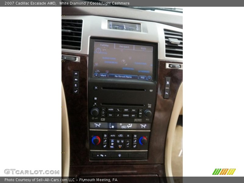 White Diamond / Cocoa/Light Cashmere 2007 Cadillac Escalade AWD