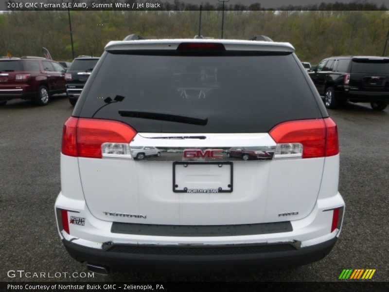 Summit White / Jet Black 2016 GMC Terrain SLE AWD