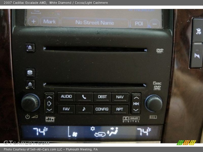 White Diamond / Cocoa/Light Cashmere 2007 Cadillac Escalade AWD