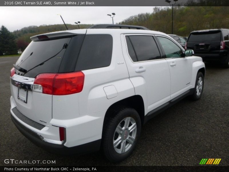 Summit White / Jet Black 2016 GMC Terrain SLE AWD