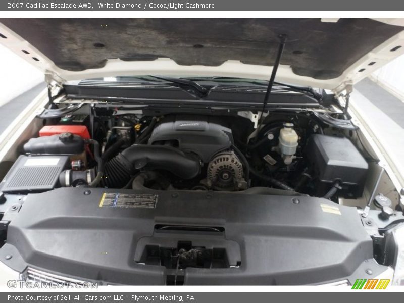 White Diamond / Cocoa/Light Cashmere 2007 Cadillac Escalade AWD