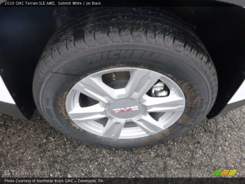 Summit White / Jet Black 2016 GMC Terrain SLE AWD