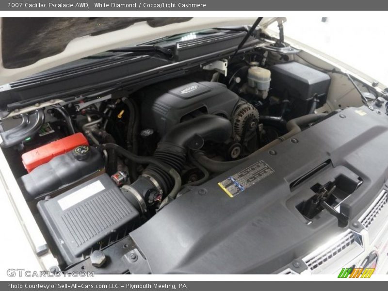 White Diamond / Cocoa/Light Cashmere 2007 Cadillac Escalade AWD