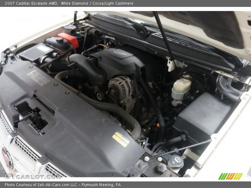 White Diamond / Cocoa/Light Cashmere 2007 Cadillac Escalade AWD